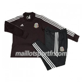 Mexique Ensemble Sweat d'entrainement 2018 Marron